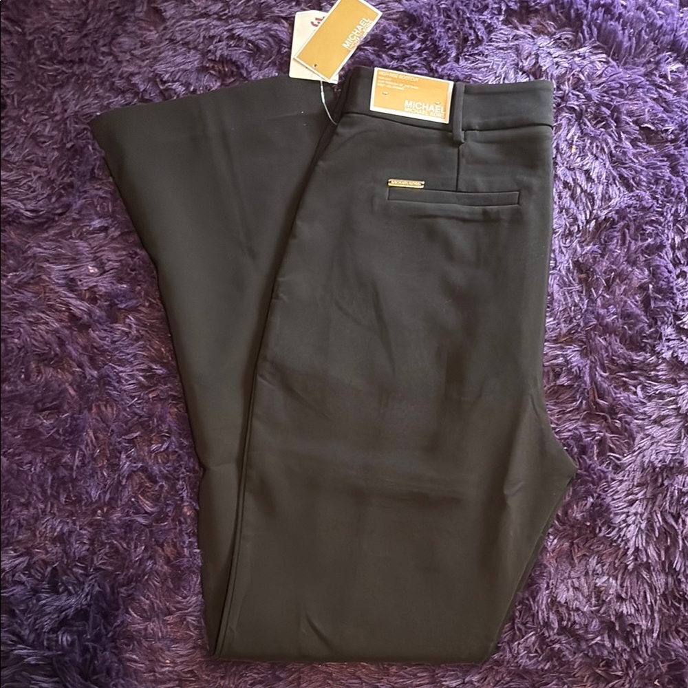 Michael Kors Black Boot Cut Flare Pants